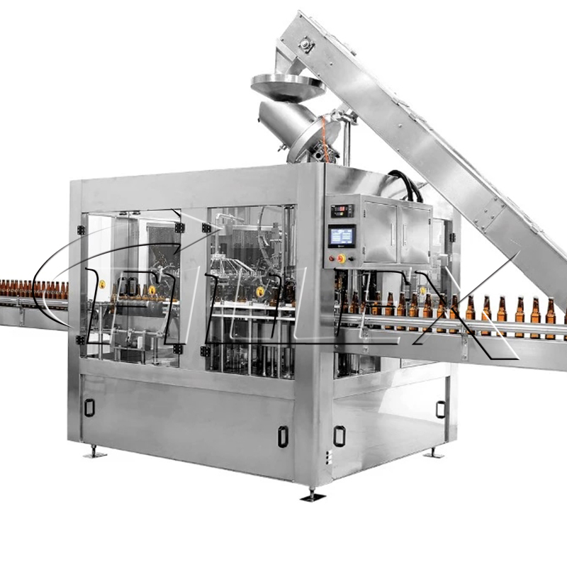 Automatische high-speed caboneted bier productie vulling